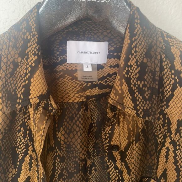 Snake print button up - Picture 2 of 3